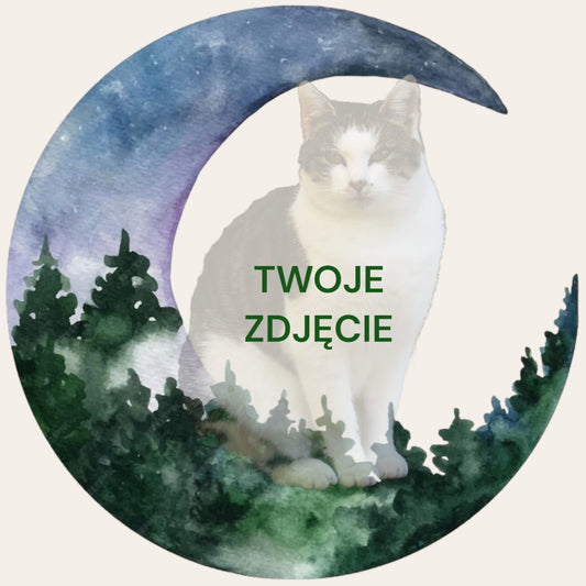 Personalizowany Kubek ze zdjęciem Twojego Pupila / Księżyc 1