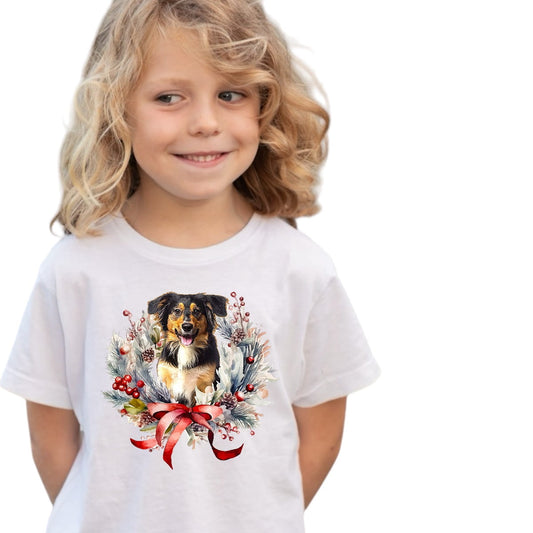 Koszulka z Twoim Pupilem Personalizacja / Biała / Czarna / Dziecięca Unisex / Boże Narodzenie 9