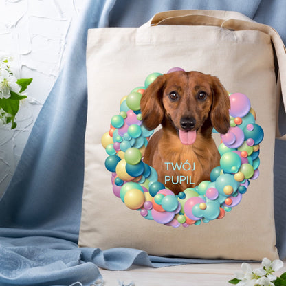 Personalizacja eko Torba ze zdjęciem Twojego Pupila / Balony 1