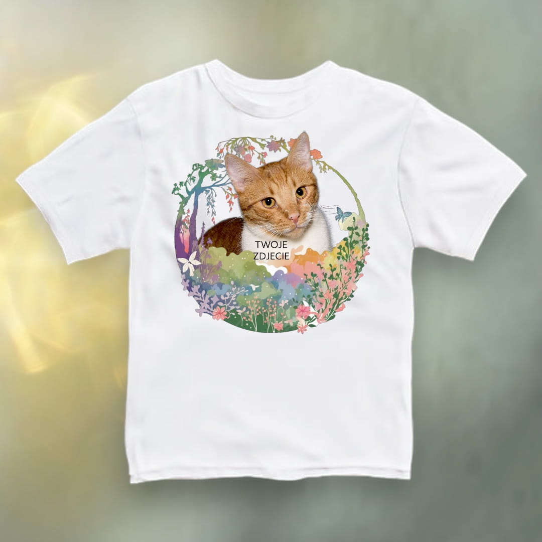 Koszulka z Twoim Pupilem Personalizacja / Biała / Czarna / Dziecięca Unisex / Magia 3