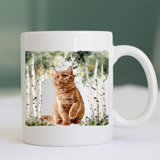 Personalizowany Kubek ze zdjęciem Twojego Pupila / Las 6