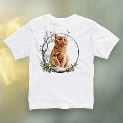 Koszulka z Twoim Pupilem Personalizacja / Biała / Czarna / Dziecięca Unisex / Krajobraz 2