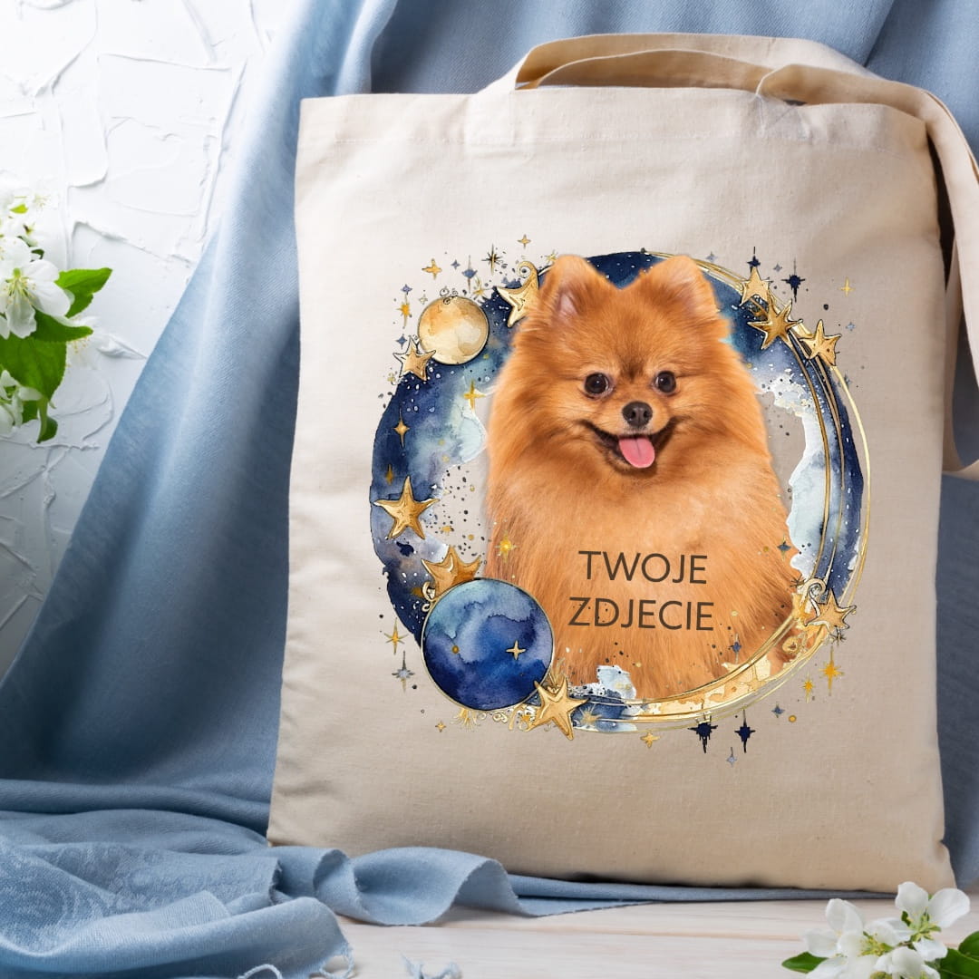 Personalizacja eko Torba ze zdjęciem Twojego Pupila / Kosmos 1
