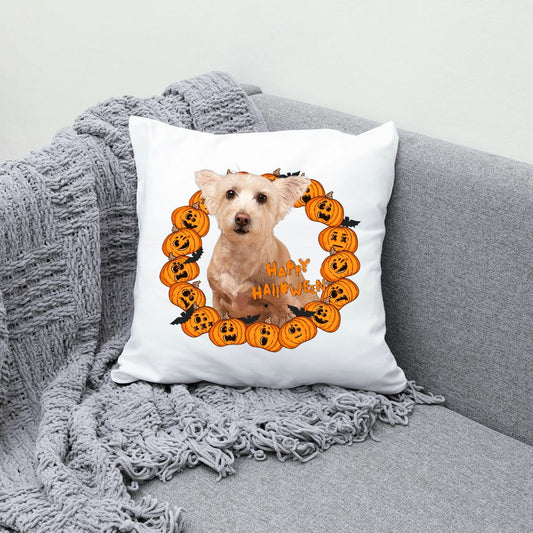 Personalizowany Prezent Poduszka z Twoim Pupilem / Halloween 3