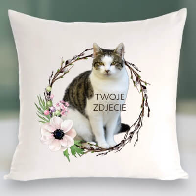 Personalizowany Prezent Poduszka z Twoim Pupilem / Wiosna 7
