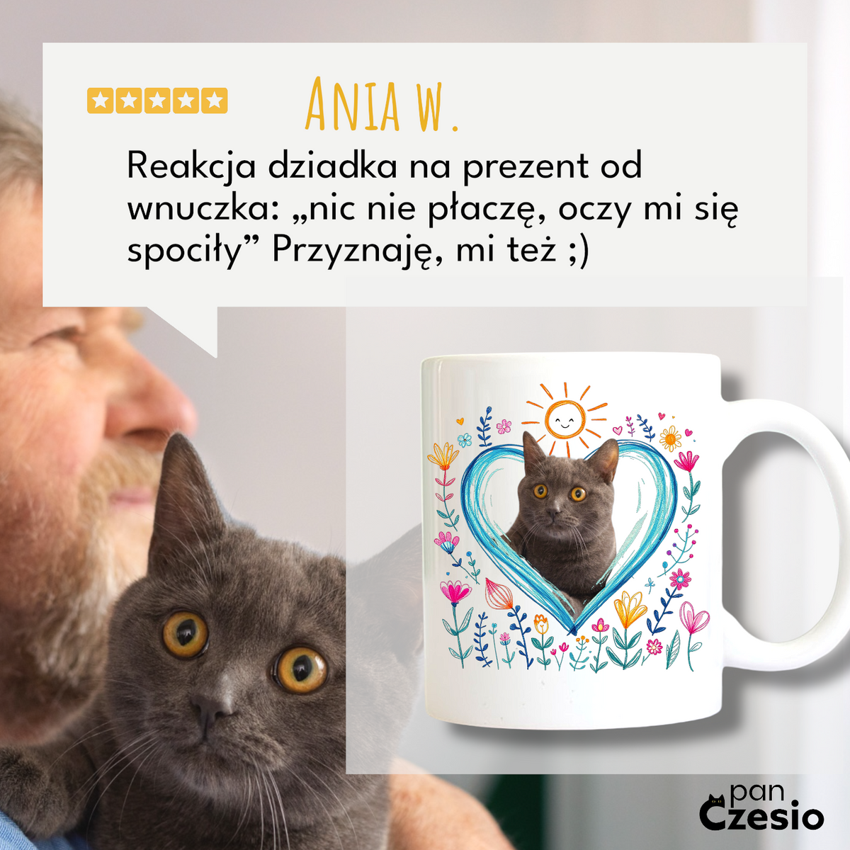 Personalizowany Kubek ze zdjęciem Twojego Pupila / Laurka
