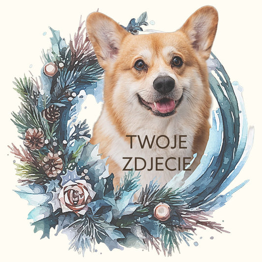 Personalizacja eko Torba ze zdjęciem Twojego Pupila / Boże Narodzenie 3