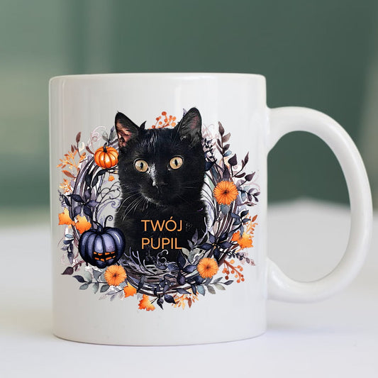 Personalizowany Kubek ze zdjęciem Twojego Pupila / Halloween 1