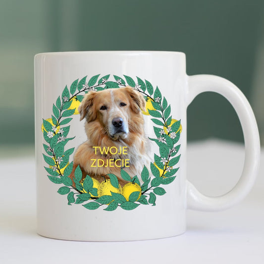Personalizowany Kubek ze zdjęciem Twojego Pupila / Cytryny 1