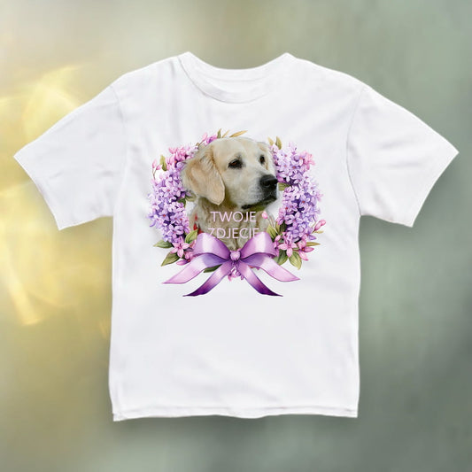Koszulka z Twoim Pupilem Personalizacja / Biała / Czarna / Dziecięca Unisex / Unisex Bez 1