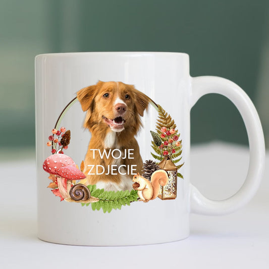 Personalizowany Kubek ze zdjęciem Twojego Pupila / Las 1