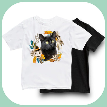 Koszulka z Twoim Pupilem Personalizacja / Biała / Czarna / Dziecięca Unisex / Halloween 9