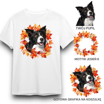 T-shirt z nadrukiem Twój Pupil na koszulce Biały / Czarny / Unisex / Jesień 6