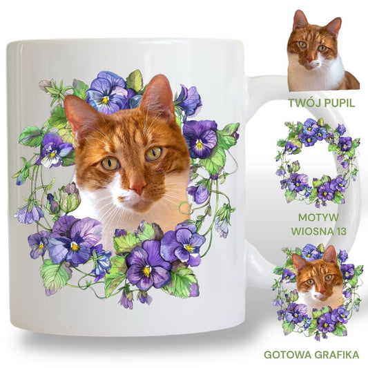 Personalizowany Kubek ze zdjęciem Twojego Pupila / Wiosna 13