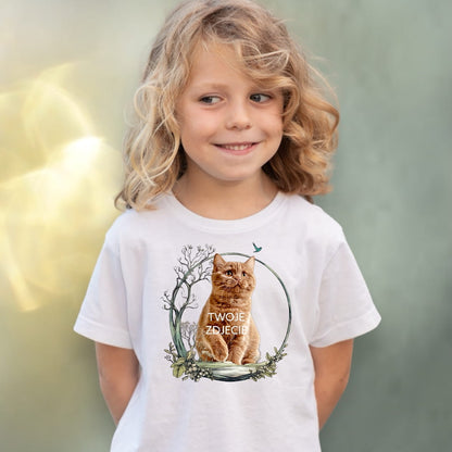 Koszulka z Twoim Pupilem Personalizacja / Biała / Czarna / Dziecięca Unisex / Krajobraz 2
