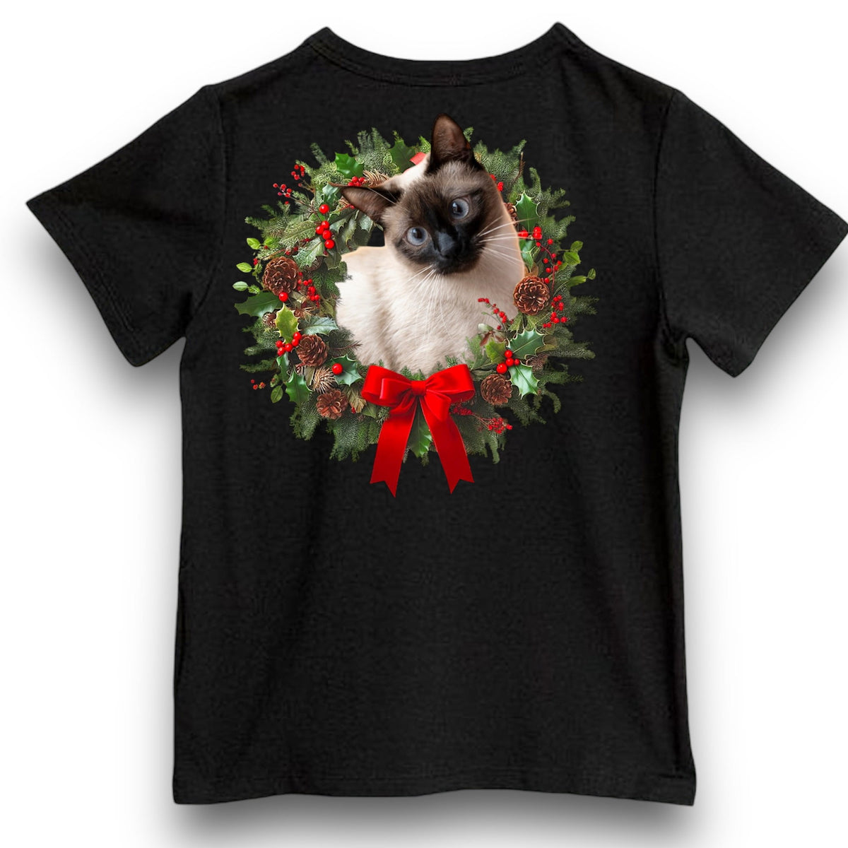 Koszulka z Twoim Pupilem Personalizacja / Biała / Czarna / Dziecięca Unisex / Boże Narodzenie 16