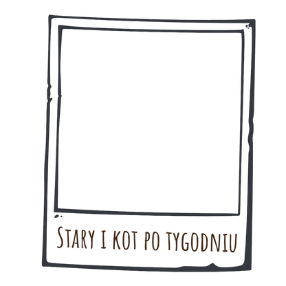 T-shirt z nadrukiem Twój Pupil na koszulce Biały / Unisex / Polaroid