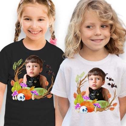 Koszulka z Twoim Pupilem Personalizacja / Biała / Czarna / Dziecięca Unisex / Halloween 6