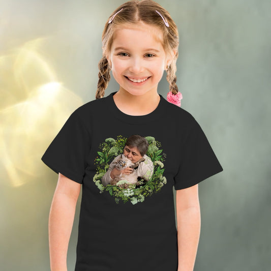 Koszulka z Twoim Pupilem Personalizacja / Biała / Czarna / Dziecięca Unisex / Zielono Mi
