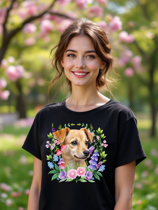 T-shirt z nadrukiem Twój Pupil na koszulce Biały / Czarny / Unisex / Wiosna 16