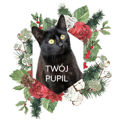 Koszulka z Twoim Pupilem Personalizacja / Biała / Czarna / Dziecięca Unisex / Boże Narodzenie 13