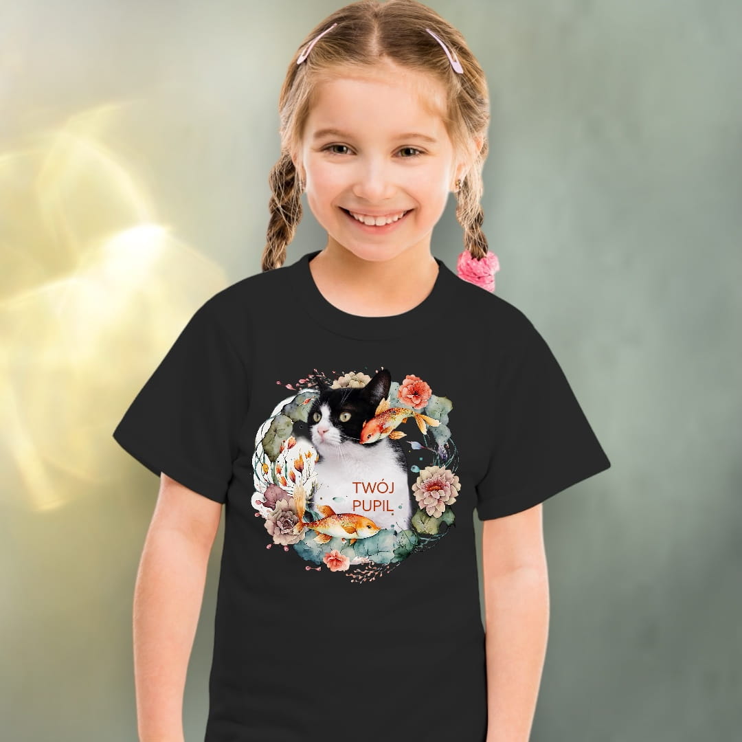 Koszulka z Twoim Pupilem Personalizacja / Biała / Czarna / Dziecięca Unisex / Morskie opowieści 3