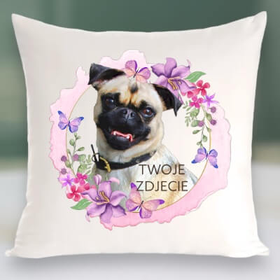 Personalizowany Prezent Poduszka z Twoim Pupilem / Wiosna 9