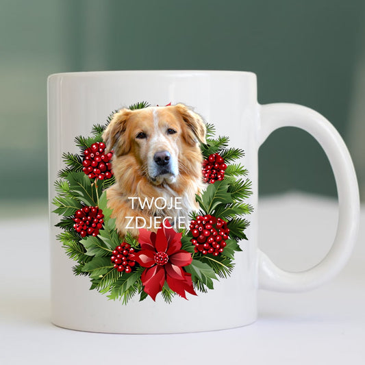 Personalizowany Kubek ze zdjęciem Twojego Pupila / Boże Narodzenie 1