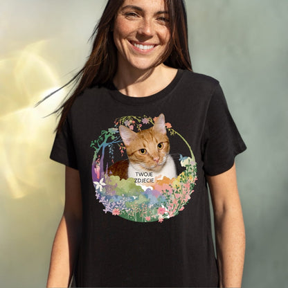 T-shirt z nadrukiem Twój Pupil na koszulce Biały / Czarny / Unisex / Magia 3