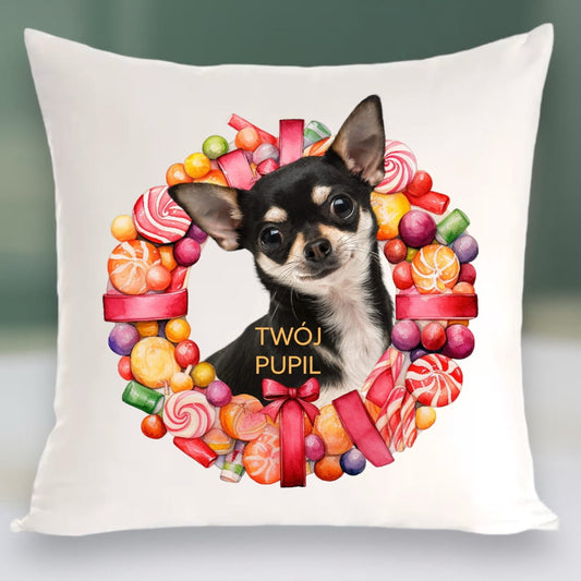 Personalizowany Prezent Poduszka z Twoim Pupilem / Lizaki 1