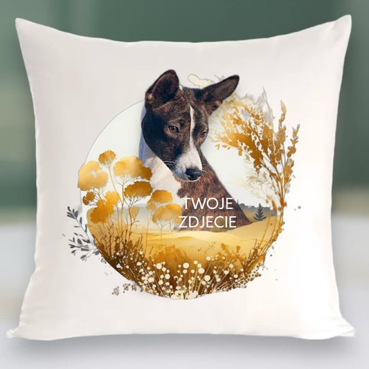 Personalizowany Prezent Poduszka z Twoim Pupilem / Krajobraz 1