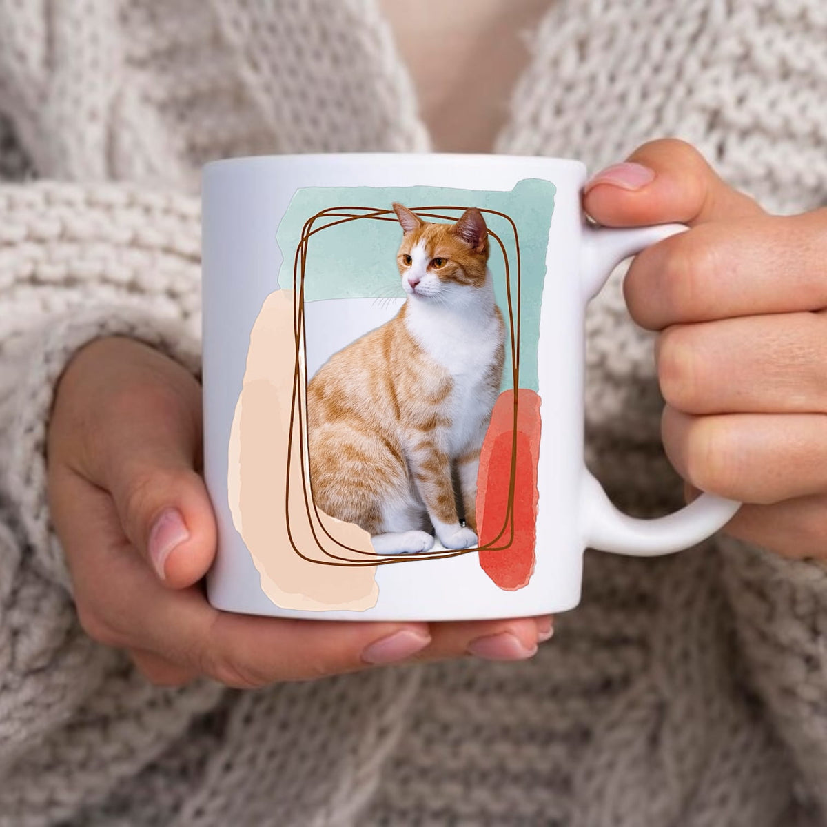 Personalizowany Kubek ze zdjęciem Twojego Pupila / Pastele