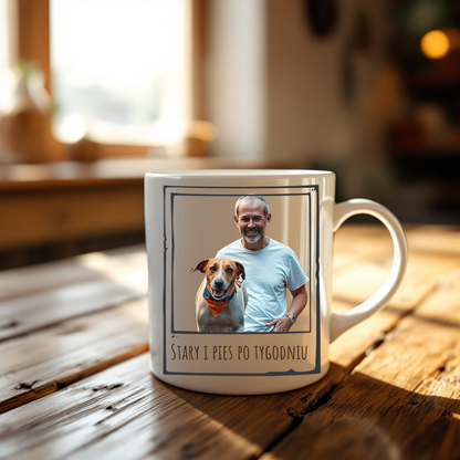 Personalizowany Kubek ze zdjęciem Twojego Pupila / Polaroid
