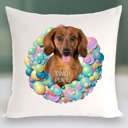 Personalizowany Prezent Poduszka z Twoim Pupilem / Balony 1