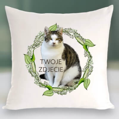 Personalizowany Prezent Poduszka z Twoim Pupilem / Wiosna 6