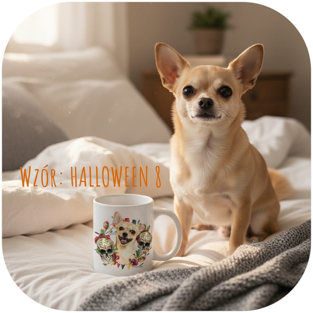 Personalizowany Kubek ze zdjęciem Twojego Pupila / Halloween 8