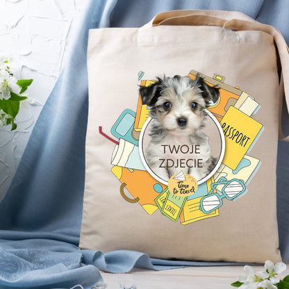 Personalizacja eko Torba ze zdjęciem Twojego Pupila / Travel 1