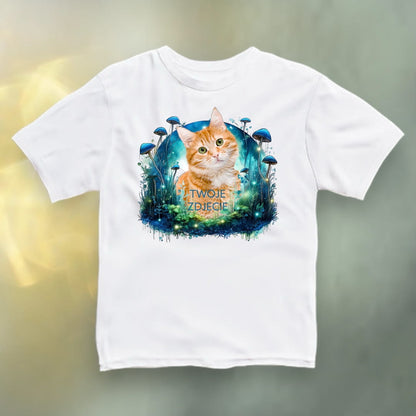 Koszulka z Twoim Pupilem Personalizacja / Biała / Czarna / Dziecięca Unisex / Magia 1