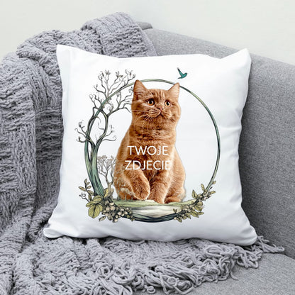 Personalizowany Prezent Poduszka z Twoim Pupilem / Krajobraz 2