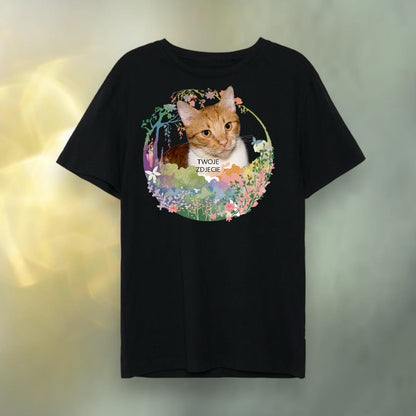 T-shirt z nadrukiem Twój Pupil na koszulce Biały / Czarny / Unisex / Magia 3