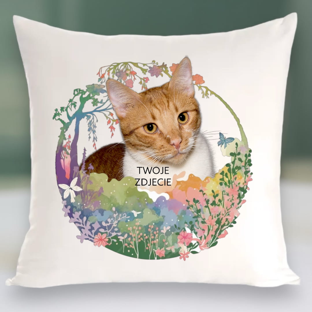 Personalizowany Prezent Poduszka z Twoim Pupilem / Magia 3