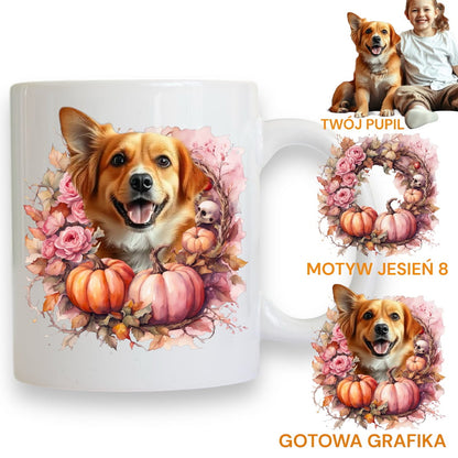 Personalizowany Kubek ze zdjęciem Twojego Pupila / Jesień 8