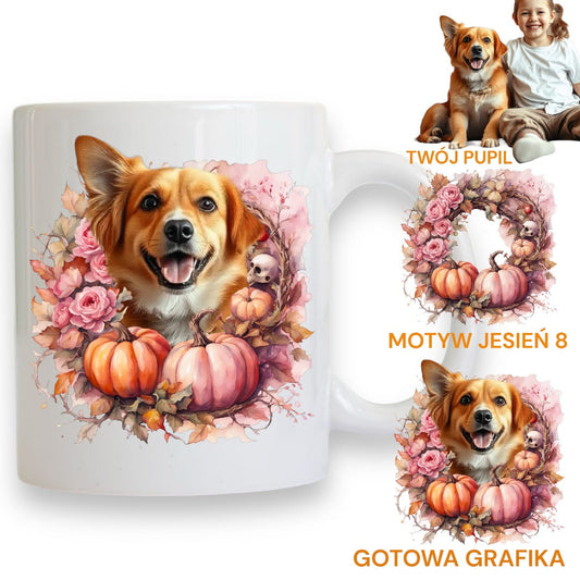 Personalizowany Kubek ze zdjęciem Twojego Pupila / Jesień 8