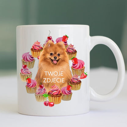 Personalizowany Kubek ze zdjęciem Twojego Pupila / Babeczki