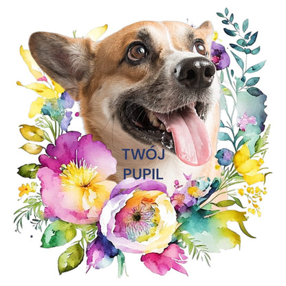 Personalizowany Kubek ze zdjęciem Twojego Pupila / Piwonie 2
