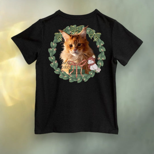 Koszulka z Twoim Pupilem Personalizacja / Biała / Czarna / Dziecięca Unisex / Boże Narodzenie 7