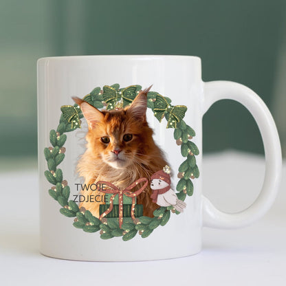 Personalizowany Kubek ze zdjęciem Twojego Pupila / Boże Narodzenie 7