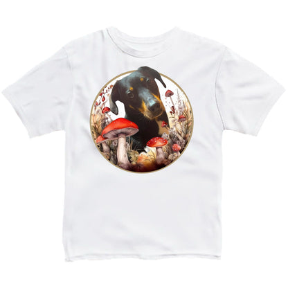 T-shirt z nadrukiem Twój Pupil na koszulce Biały / Czarny / Unisex / Muchomory