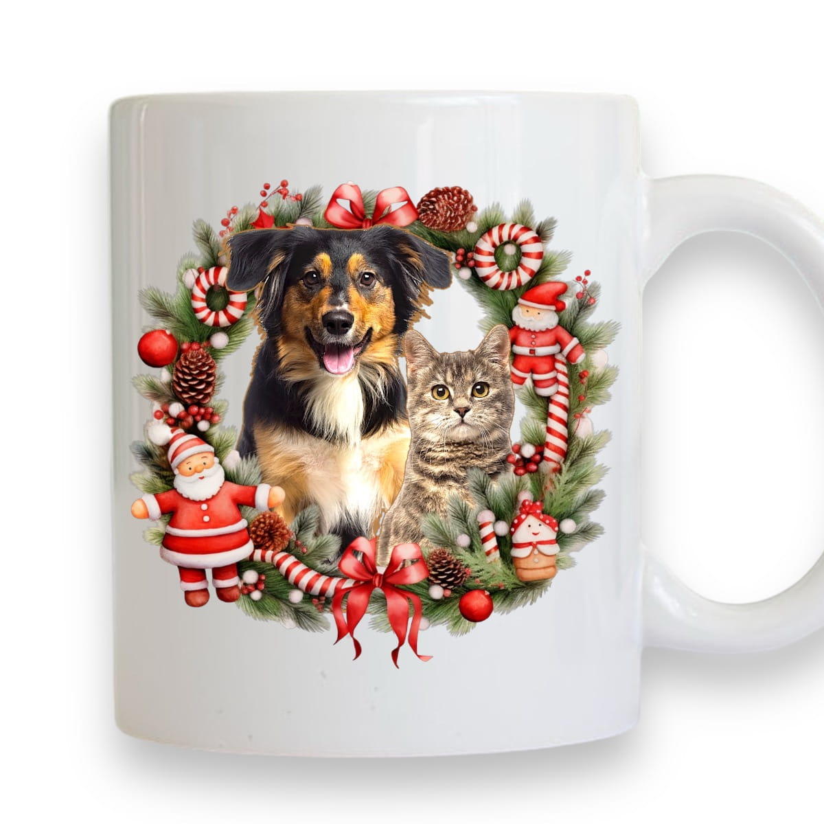 Personalizowany Kubek ze zdjęciem Twojego Pupila / Boże Narodzenie 10