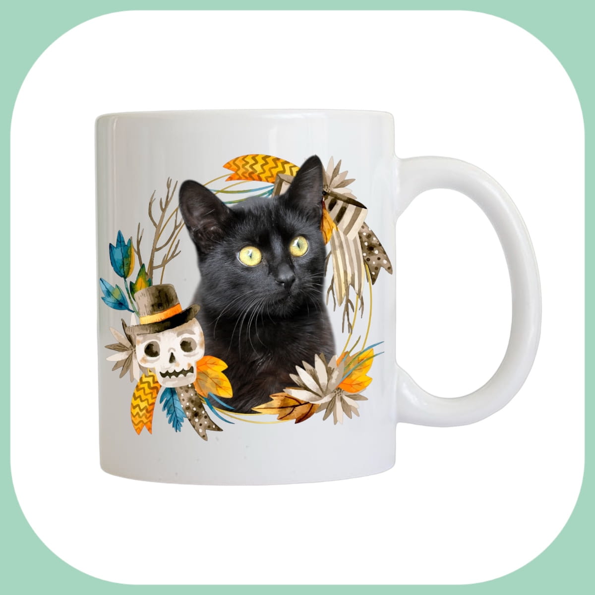 Personalizowany Kubek ze zdjęciem Twojego Pupila / Halloween 9